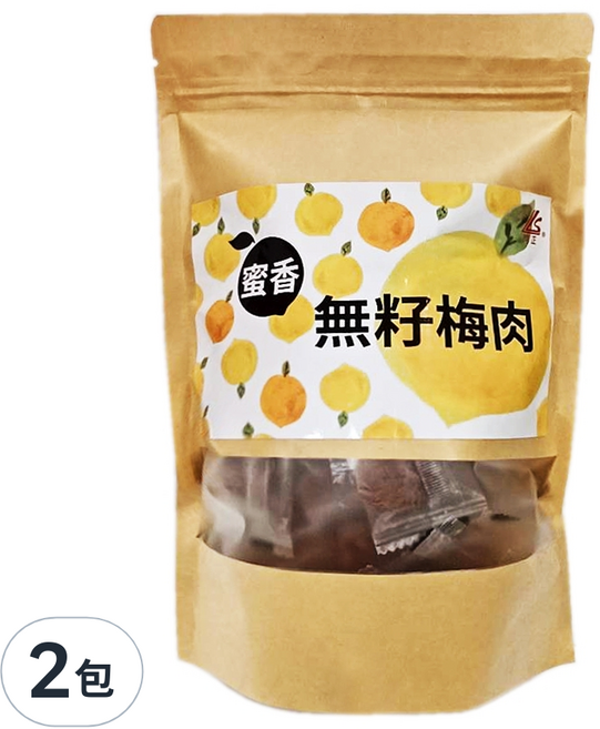 同正 蜜香無籽梅肉, 2包, 150g