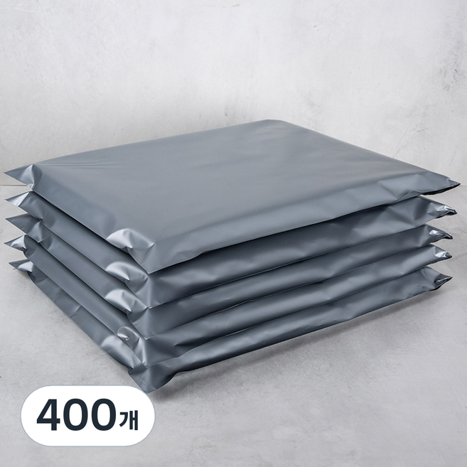 혜림봉투 HDPE 택배봉투 은색, 400개