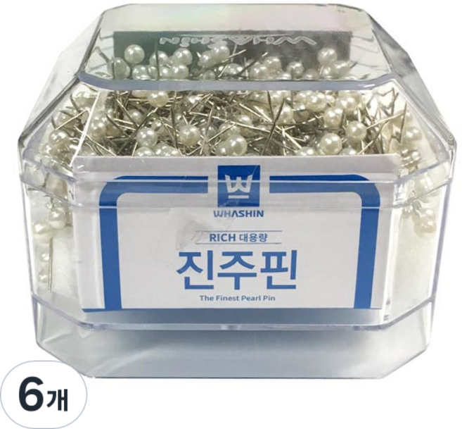 화신 리치진주핀, 6개