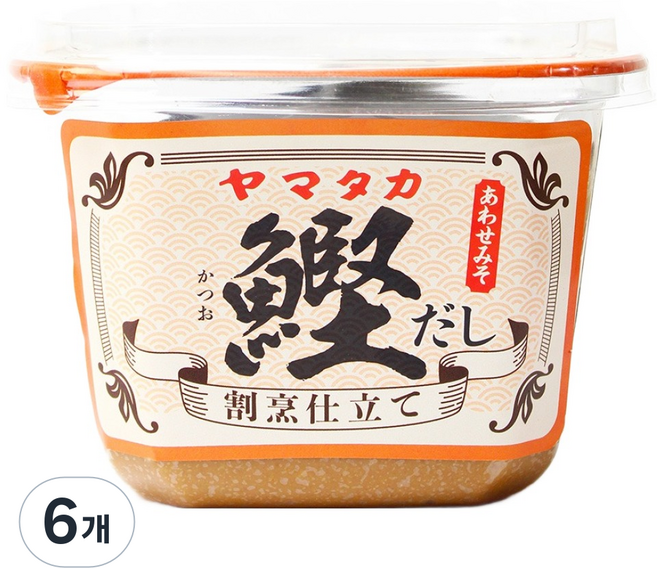 Yamakawa 山川 柴魚味噌杯, 650g, 6個