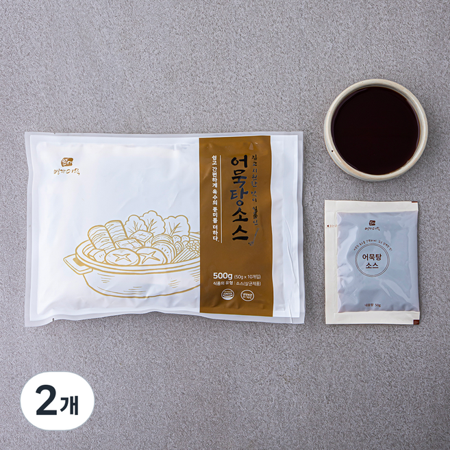 영자어묵 어묵탕 소스 10개입, 500g, 2개