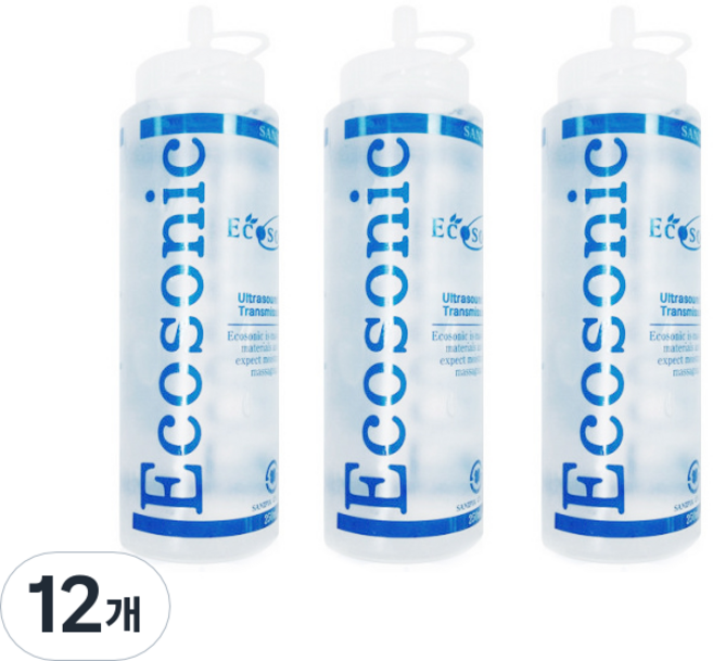에코소닉 초음파 전용 마사지젤 보틀형, 250ml, 12개