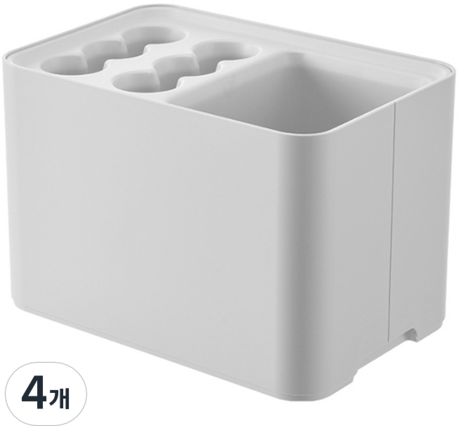 윈프라이스 스퀘어 10포켓 우산꽂이, 4개, 그레이