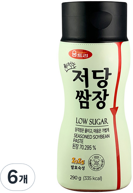 움트리 저당 쌈장, 290g, 6개