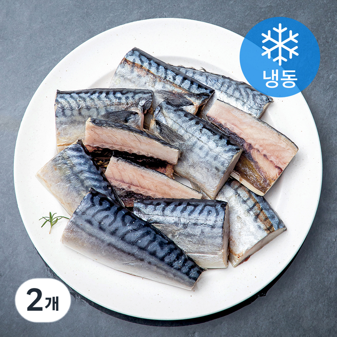 은하수산 고등어 구이용 60~80g (냉동), 1.5kg(60-80g), 2개