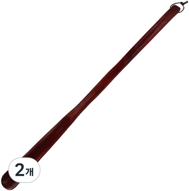 필굿리빙 나무 구두주걱 큰 사이즈, 원목나무, 2개