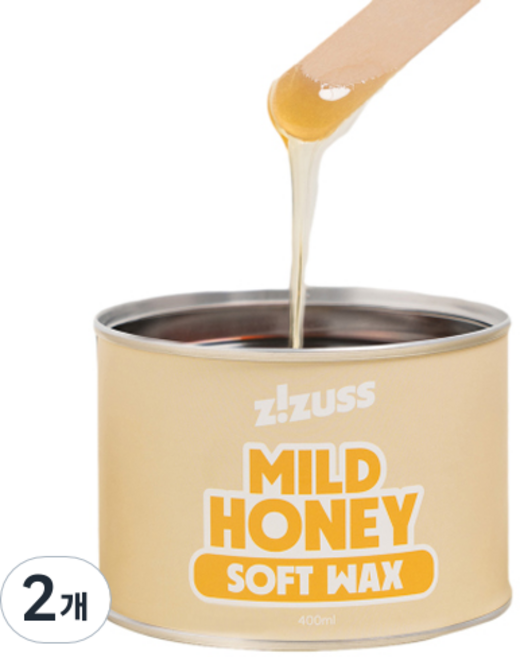 지저쓰 마일드허니 소프트왁스, 400ml, 2개