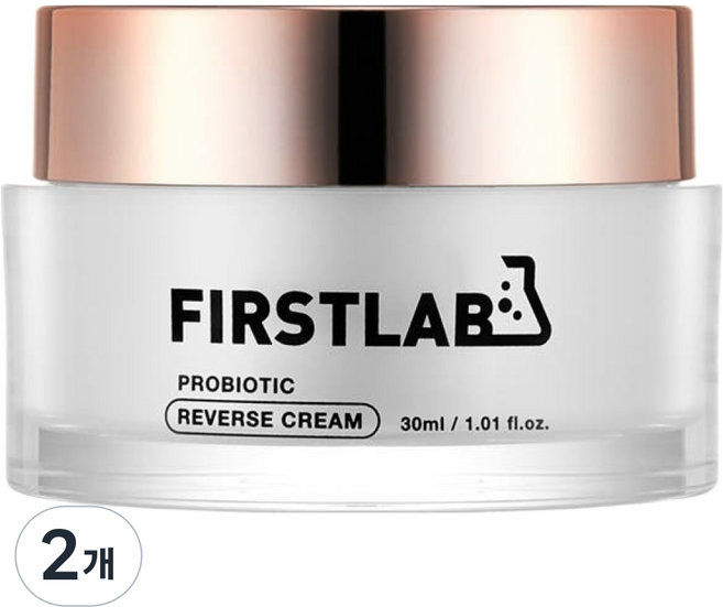 FIRSTLAB 프로바이오틱 리버스크림, 30ml, 2개