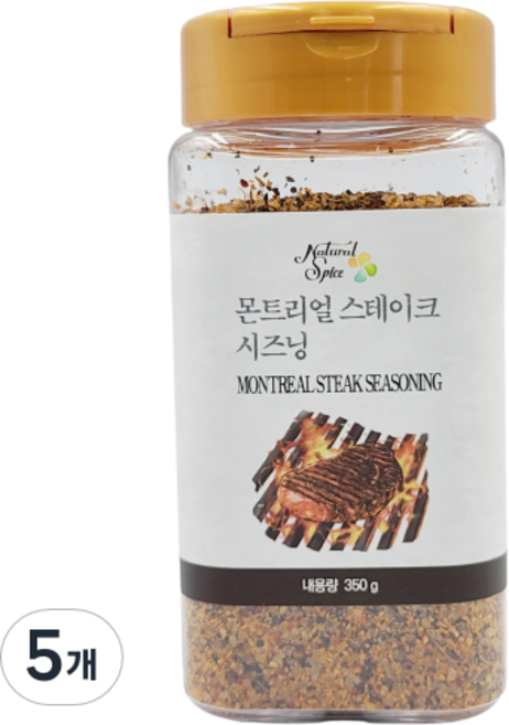 내츄럴스파이스 몬트리얼 스테이크 시즈닝, 350g, 5개