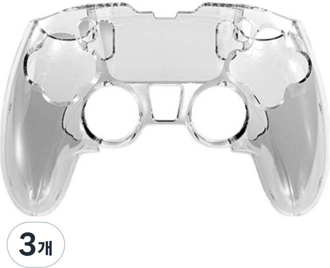 이이네 PS5 듀얼센스 엣지 이이네 크리스탈 케이스, 투명, 3개, L1212