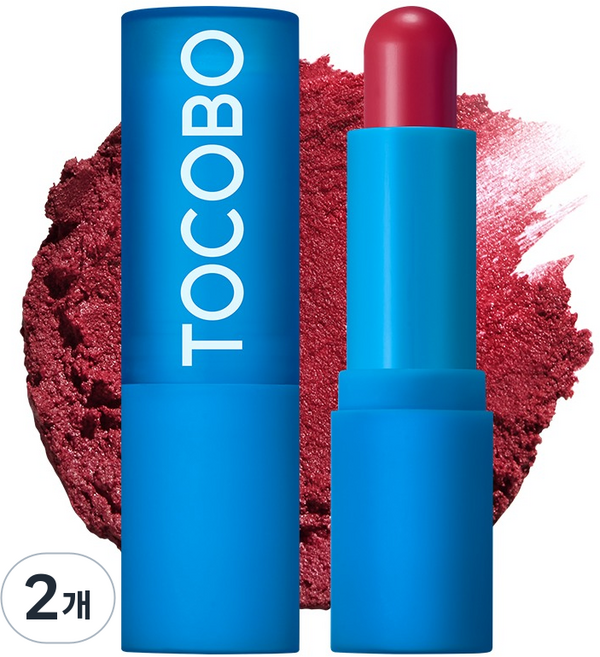 토코보 파우더 크림 립밤, 031로즈번, 3.5g, 2개