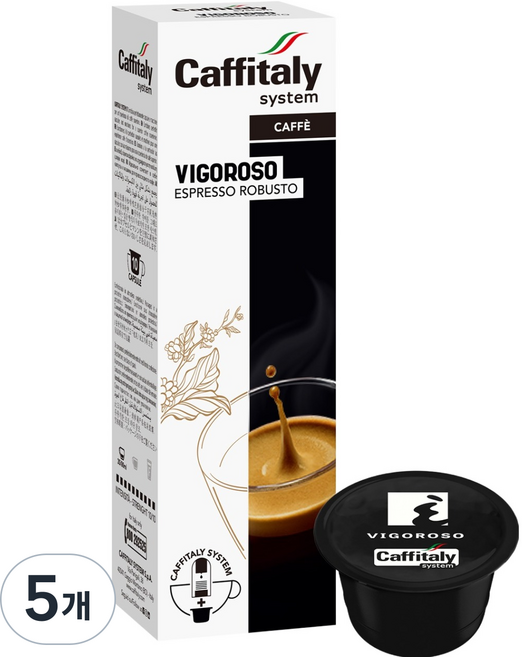 카피탈리 에카페 비고로소 캡슐커피, 8g, 5개, 10개입