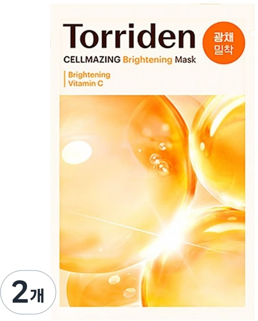 토리든 셀메이징 비타C 브라이트닝 마스크, 1개입, 2개 - 쿠팡