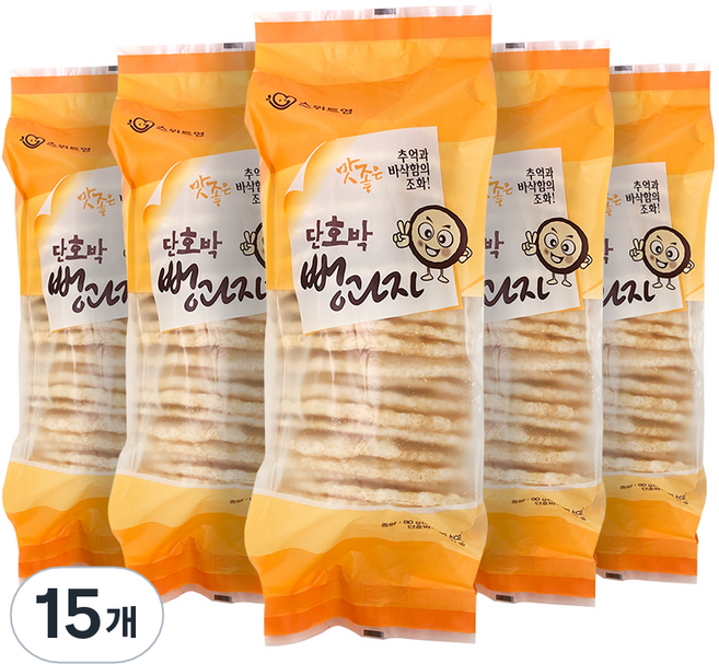 스위트영 단호박 뻥과자, 80g, 15개