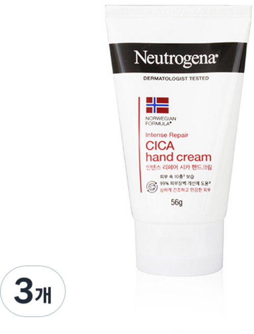 뉴트로지나 노르웨이젼 포뮬러 핸드크림, 56g, 3개