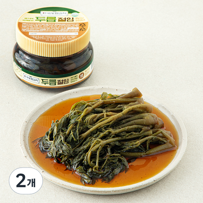 농협식품 한국농협김치 두릅절임, 350g, 2개