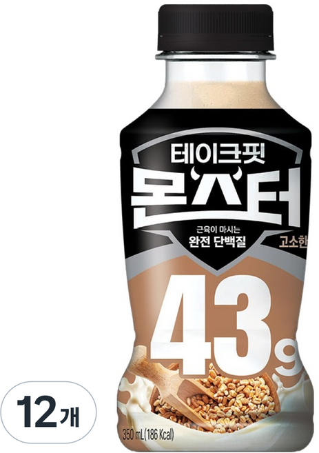 테이크핏 몬스터 고소한맛, 350ml, 12개