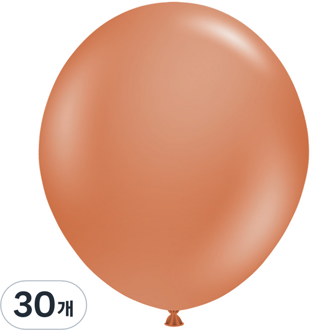 터프텍스 풍선 43cm, 번트오렌지, 30개