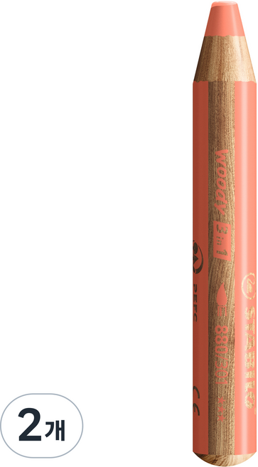 스타빌로 우디 색연필 301 파스텔 레드, 1색, 2개