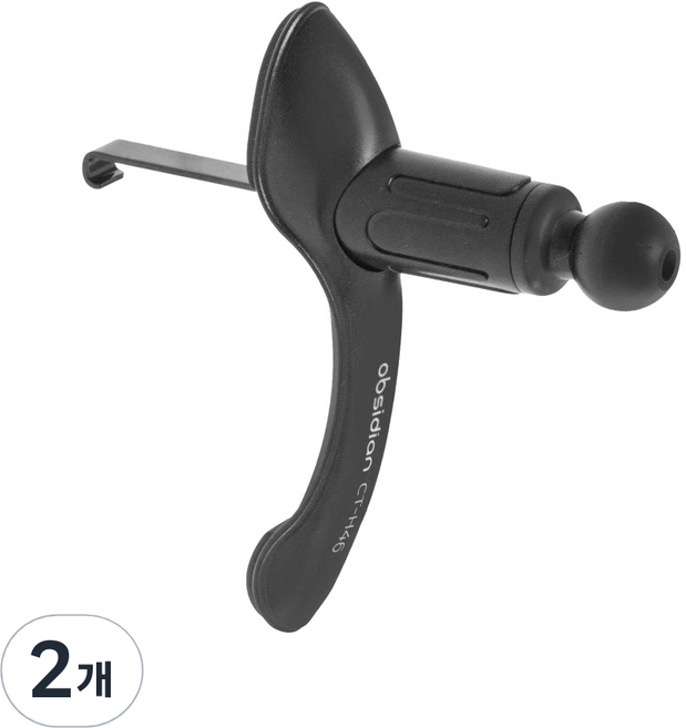 옵시디언 제네시스 G80 3세대 RG3 송풍구용 거치대마운트, 2개