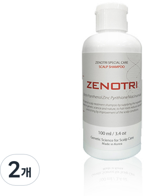 제노트리 두피 샴푸, 2개, 100ml