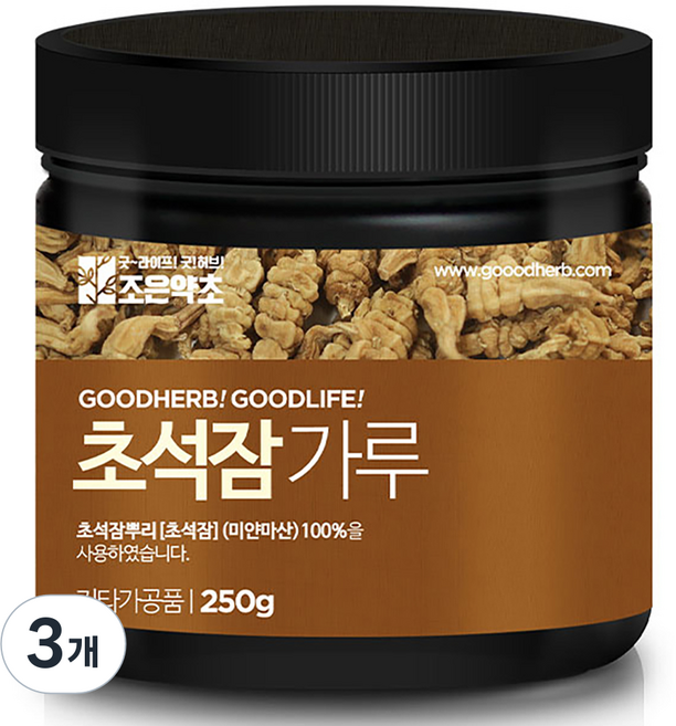 조은약초 초석잠가루, 3개, 250g