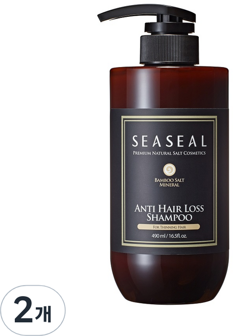 씨실 밤부솔트 미네랄 안티 헤어 로스 삼푸, 490ml, 2개