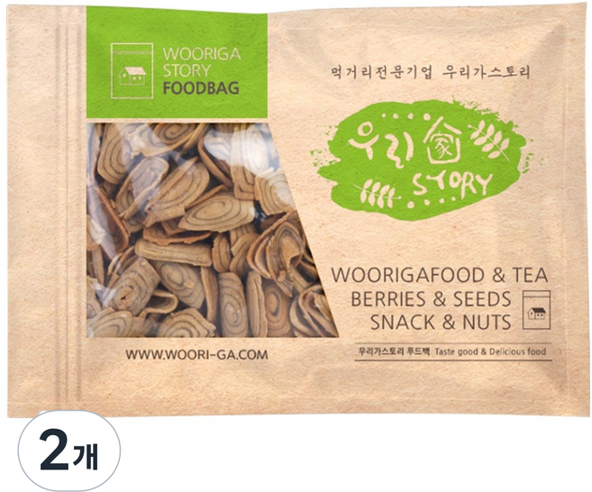 wooriga. 地瓜造型豆腐餅乾, 2個, 600g