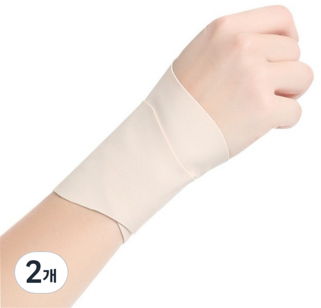 디디엑스 스킨핏 임산부 손목보호대 스킨라이트, 2개