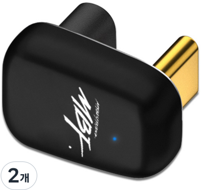 MYBESTFRIEND USB4.0 Gen3x2 C(F) to C(M) D型 240W 轉接頭, 2個, MBF-G3MF06