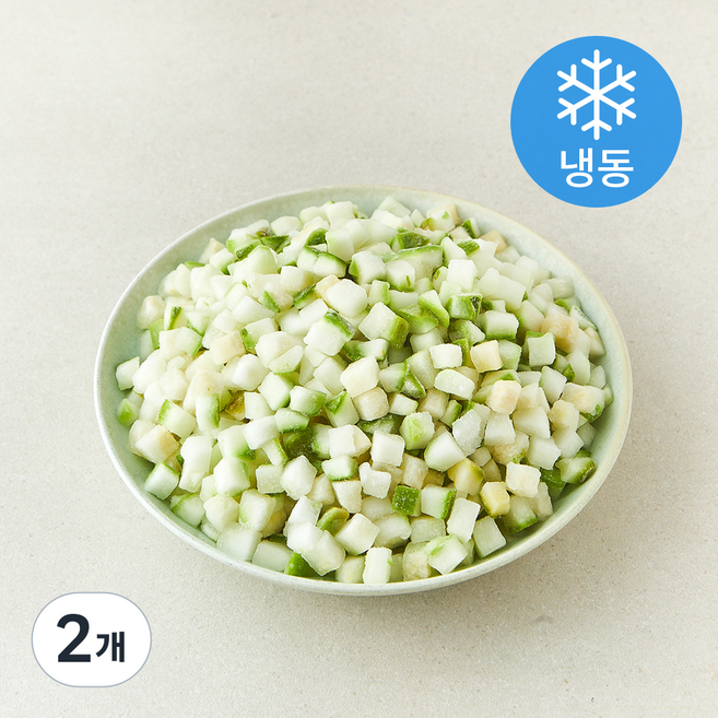 글로벌냉동식품 중국산 애호박 다이스 8mm (냉동), 2개, 5kg