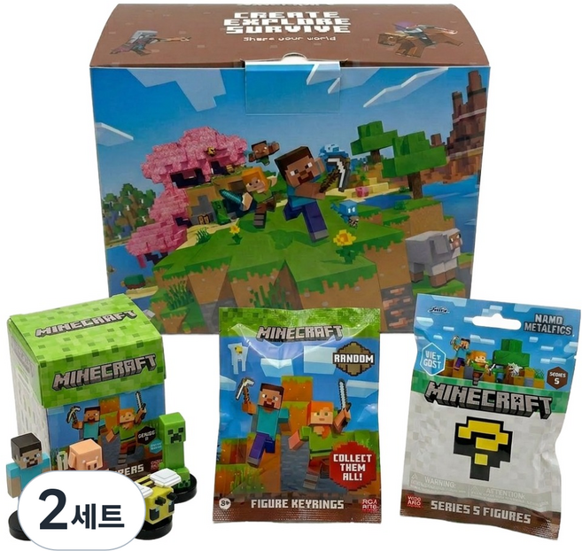 Jada 佳達 Minecraft 隨機3款入門包 S2, 2套