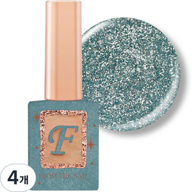 프롬더네일 GLITTER 젤네일, 10g, FG153, 4개