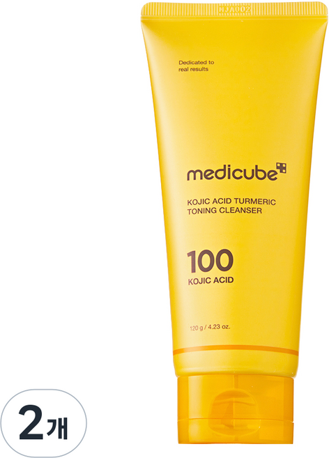 메디큐브 코직애씨드 터메릭 토닝 클렌저, 2개, 120g