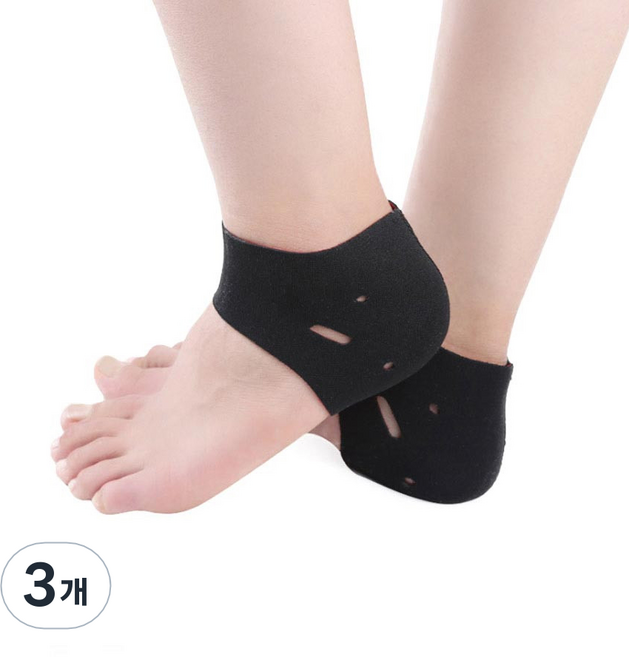 뽀마 뒤꿈치 양말 풋케어용품, 2개입, 3개