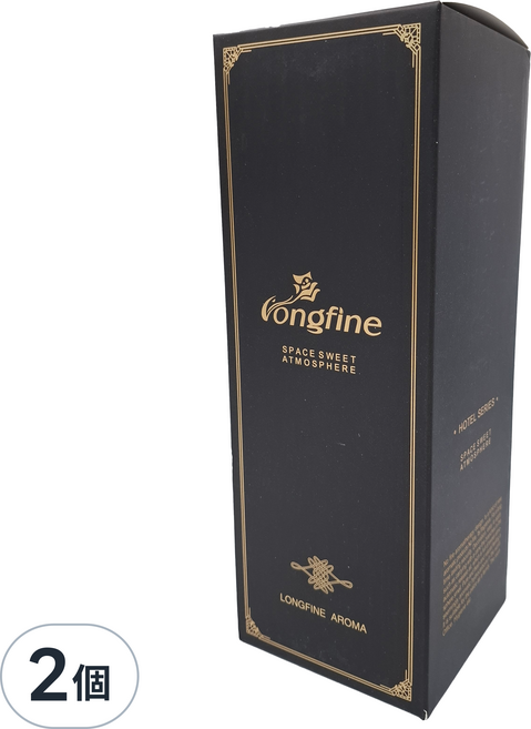 LONGFINE 朗氛 植物精油 無火香薰精油套裝 茉莉, 200ml, 2個