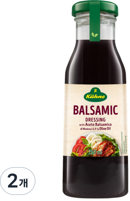 퀴네 발사믹 드레싱용 소스, 2개, 250ml