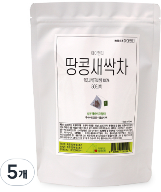 아이앤티 땅콩새싹차 삼각티백, 1.2g, 50개입, 5개