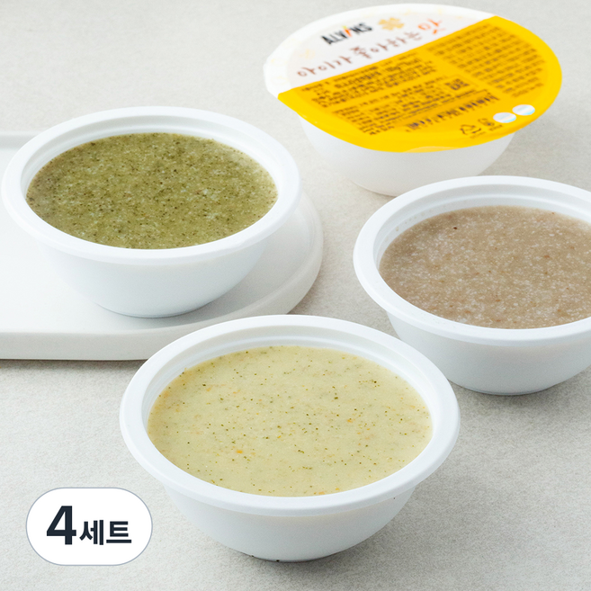 엘빈즈 클래식 냉장 이유식 초기2(만 5~6개월) B세트, 4세트