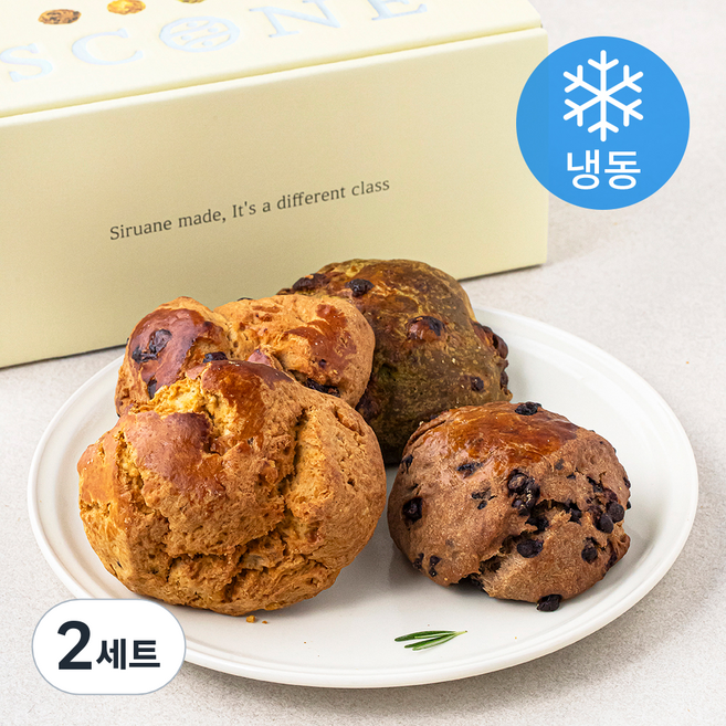 시루아네 스콘 세트 (냉동), 100g, 5개입, 2세트