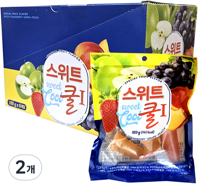 스위트쿨1 젤리 랜덤발송 7개입 6봉, 1.134kg, 2개