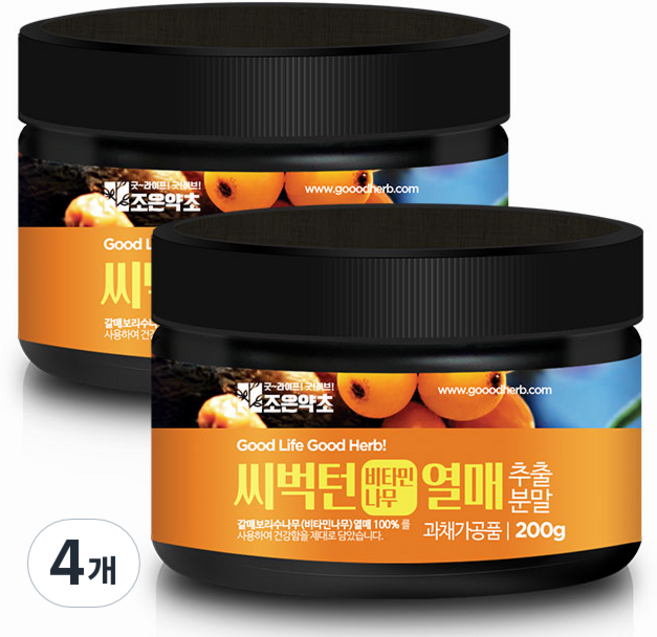 조은약초 비타민나무열매 가루, 200g, 4개