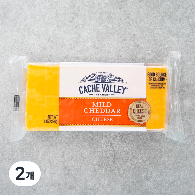 캐시밸리 마일드 체다, 226g, 1개입, 2개