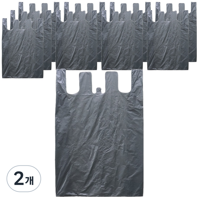 생활미소 손잡이 초대형 이사용 이불 비닐 10p, 240L, 2개