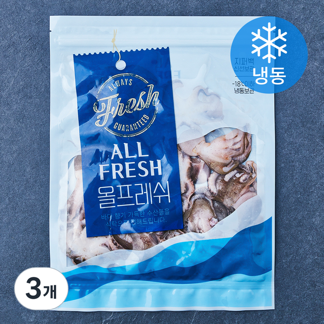 손질 김씨밥 주꾸미 12미 (냉동), 400g, 3개