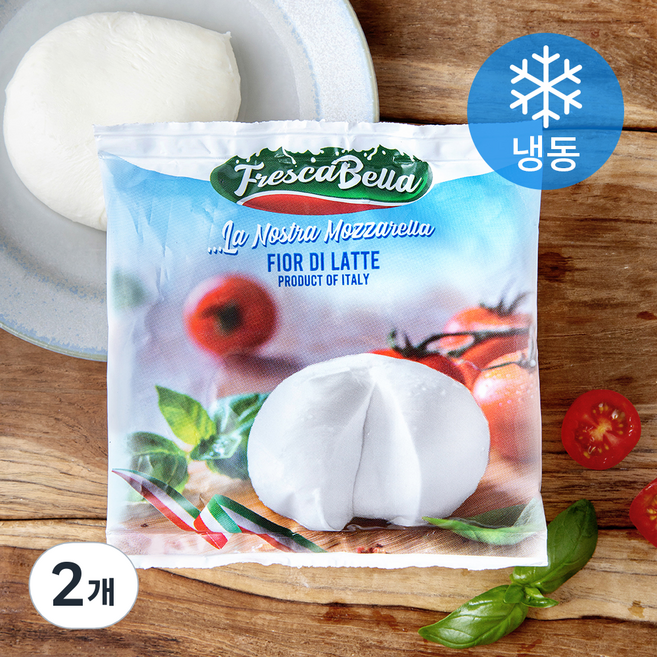 프레스카벨라 모짜렐라 치즈 (냉동), 125g, 2개