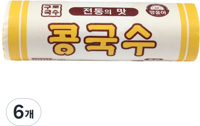 구포국수 콩국수, 1kg, 6개