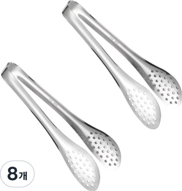 YOL 304不鏽鋼打孔夾 130mm, 銀色, 8個