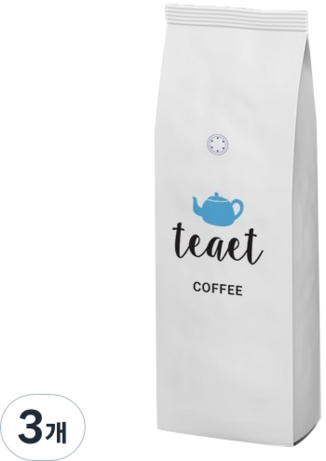 티잇커피 과테말라 싱글 분쇄커피, 프렌치프레스, 1kg, 3개