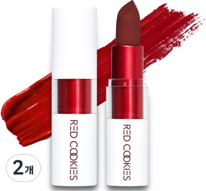 레드쿠키 마시멜로 파우더 립스틱 3.5g, 2개, A2스칼렛로랑